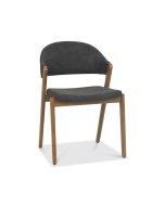 Castleford - Dining Chair -  Dark Grey Fabric (Sold in Pairs)