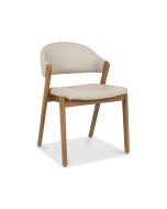Castleford - Dining Chair - Ivory Bonded Leather (Sold in Pairs)