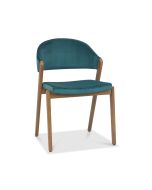 Castleford - Dining Chair - Azure Velvet (Sold in Pairs)