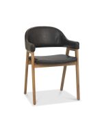 Castleford - Dining Armchair - Old West Vintage Bonded Leather (Sold in Pairs)
