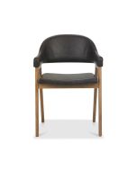Castleford - Dining Armchair - Old West Vintage Bonded Leather (Sold in Pairs)