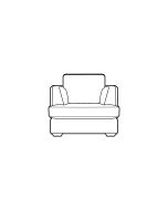 Cooper - Formal Armchair Fixed Cover