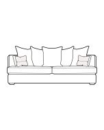 Cooper - Large Pillow Back Sofa Fixed Cover