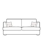 Cooper - Medium Formal Sofa Fixed Cover