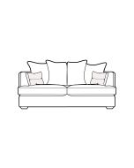 Cooper - Small Pillow Back Sofa Fixed Cover
