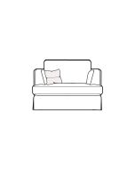 Cooper - Formal Snuggler Sofa Loose Cover