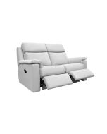 Ellis - Leather Small Double Manual Recliner Sofa