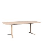 Fusion - 220cm Extending Dining Table - Oak Veneer