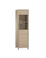 Girona - Display Cabinet 1 Door 1 Glass Door 1 Drawer