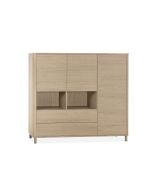 Girona - Wall Cabinet 3 Doors 2 Drawers 