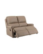 Lingfield - 2 Seat Double Manual Recliner Sofa (Leather)