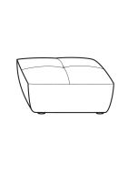 Serrata - Rectangular Stool