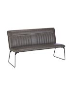 Chappel - Grey Dining Bench (PU Leather)