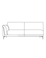 Trento - 3 Seat Sofa for Chaise