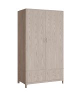 Zuri - 2 Door 2 Drawer Wardrobe