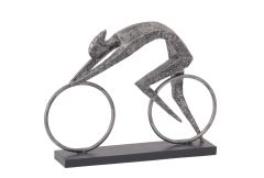 Abstract Cyclist Sculpture 