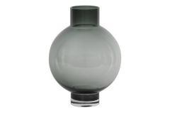 Keisha Glass Grey Vase