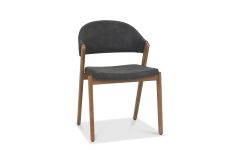 Castleford - Dining Chair -  Dark Grey Fabric (Sold in Pairs)