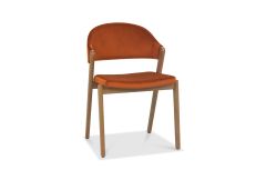 Castleford - Dining Chair - Rust Velvet (Sold in Pairs)