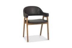 Castleford - Dining Armchair - Old West Vintage Bonded Leather (Sold in Pairs)