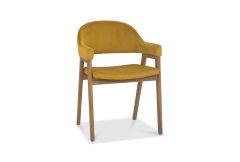 Castleford - Dining Armchair - Mustard Velvet (Sold in Pairs)