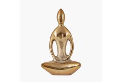 Gold Metal Sitting Yoga Pose Ornament