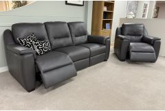 Alexa - Large Sofa with 2 Recliners & Recliner Chair - Clearance - FURTHER REDUCED!