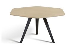 Amalfi - 150cm Hexagonal Dining Table with Wooden Legs