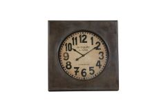 Antique De Paris - Large Industrial Square Wall Clock
