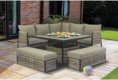 Belize - Large Corner Garden Furniture Set