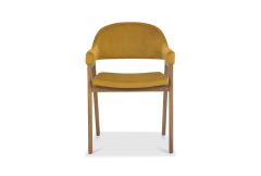 Castleford - Dining Armchair - Mustard Velvet (Sold in Pairs)