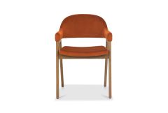 Castleford - Dining Armchair - Rust Velvet (Sold in Pairs)