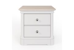 Claydon - Wide 2 Drawer Bedside