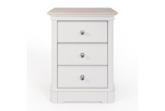 Claydon - Narrow 3 Drawer Bedside