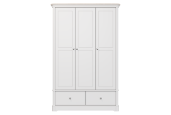 Claydon - All Hanging Triple Wardrobe with Drawers