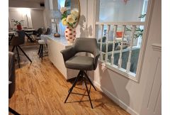 Caracas  Counterstool - Charcoal Leather