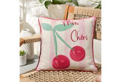 Cherry Outdoor Pink Cushion