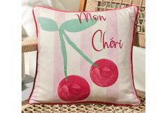 Cherry Outdoor Pink Cushion