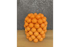 Extra Large Ceramic Multi Orange Vase
