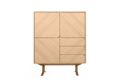 Fusion - Highboard - Oak Veneer