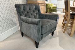 Galway - Armchair in Forrest Green - Clearance