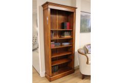 Grosvenor - Tall Open Bookcase in Mahogany - Clearance