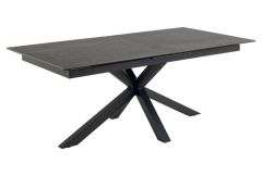 Halo - Black Extending Rectangular Dining Table