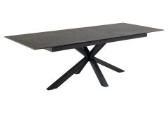 Halo - Black Extending Rectangular Dining Table