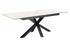 Halo - White Extending Rectangular Dining Table