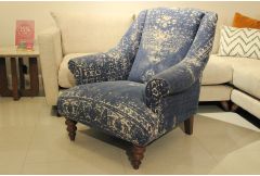 Jacaranda- Armchair in Blue - Clearance