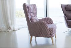 Kylian - Armchair With Wooden Legs