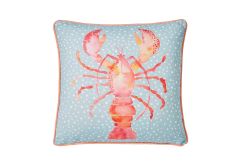 Lobster Outdoor Orange Cushion