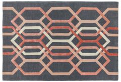 Matrix Rug - Hexagonal Charcoal