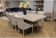 Minnesota - Dining Table & 6 Lily Chairs - Clearance